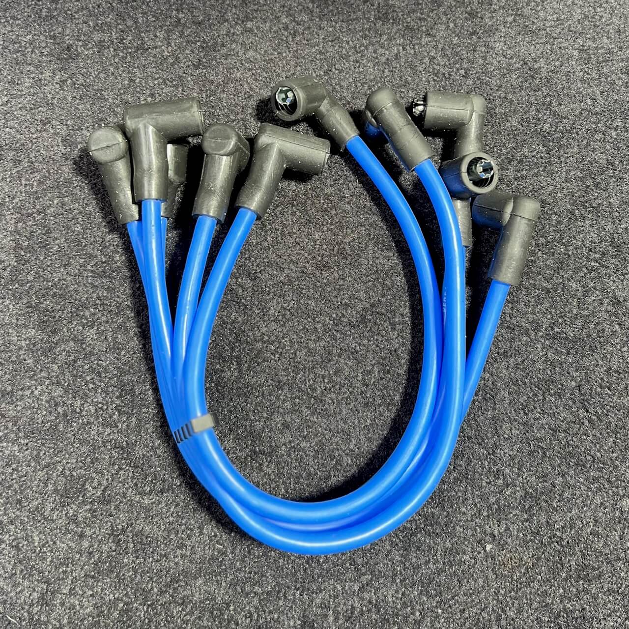 CABO DAS VELAS EM SILICONE AZUIS - 8MM