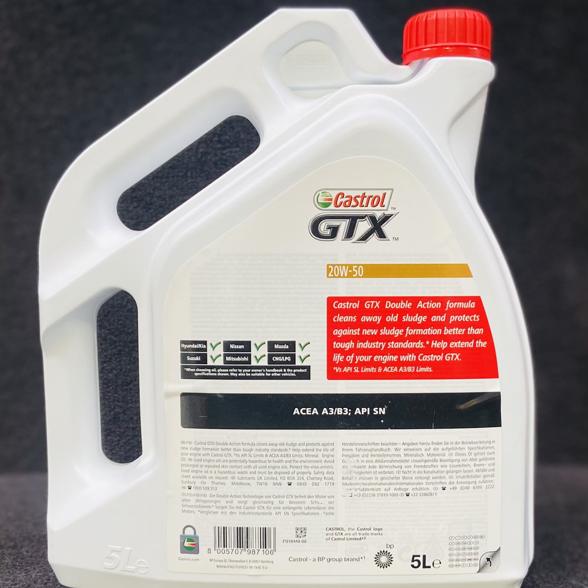 ÓLEO CASTROL GTX 20W-50 - 5L